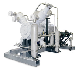 HAUG.Titan piston compressor up to 110 kW - oil-free, gas-tight and with magnetic coupling